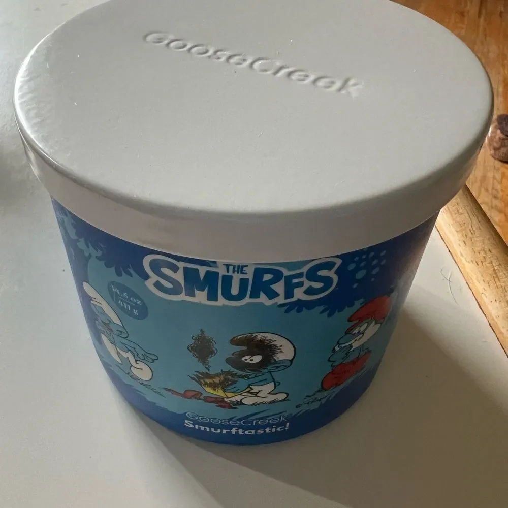 Goose Creek The Smurfs 3 Wick Candle Smurftastic 14.5 Oz